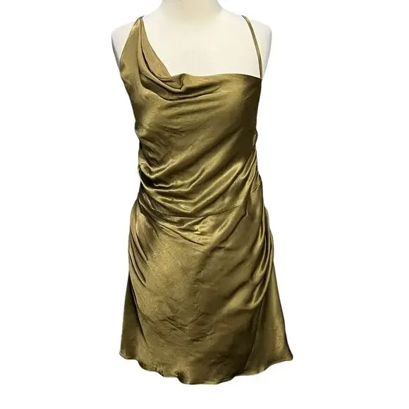 slim fit dress slacks Bria Mini Skirt | Gold | Skirts
